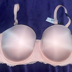 BNWT - Torrid Soft Pink Lace Bra - 46D